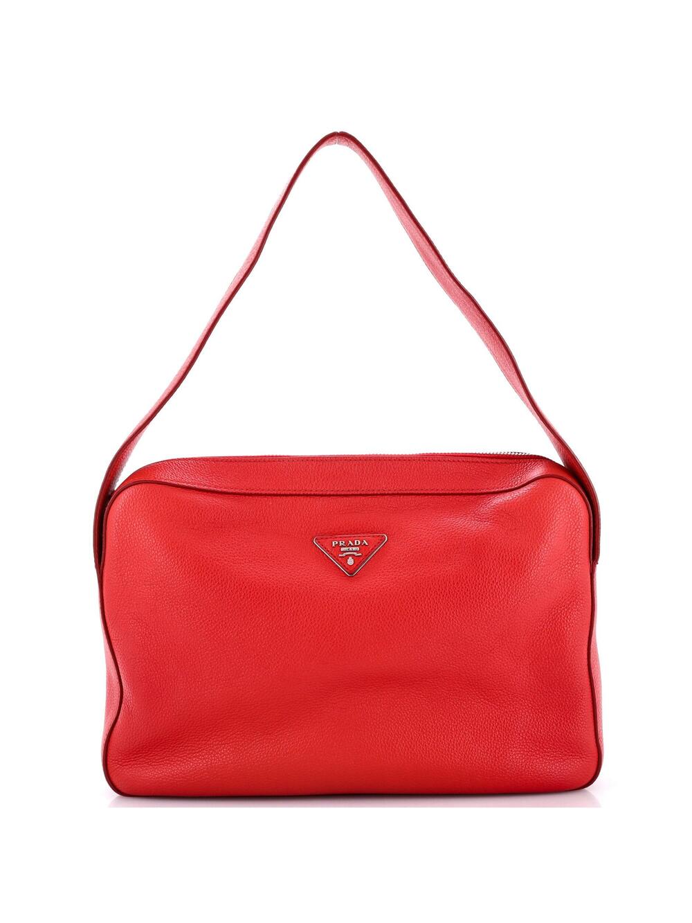 Prada Top Zip Shoulder Bag Vitello #323223P61B